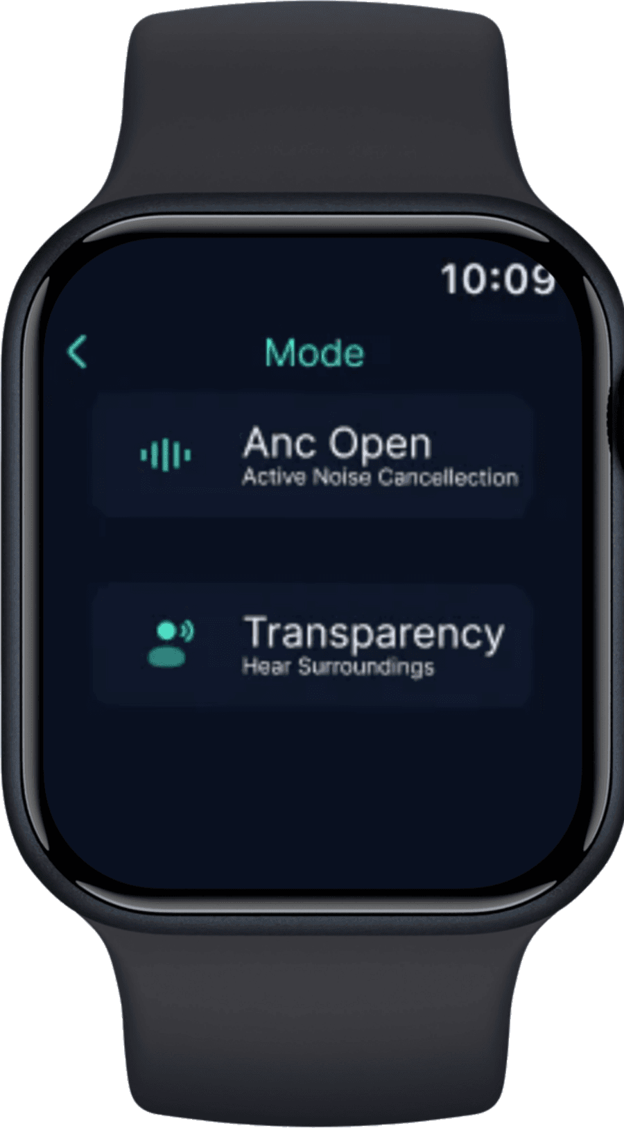 Sound Modes & Control on the watch 1